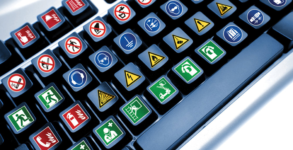 Zorlu koşullar için ISO 7010 uyumlu güvenlik tabelaları